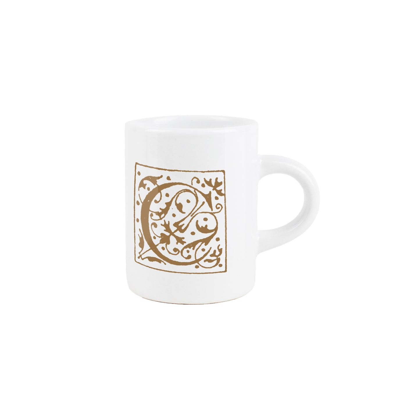 Ornamental Alphabet Espresso Mug