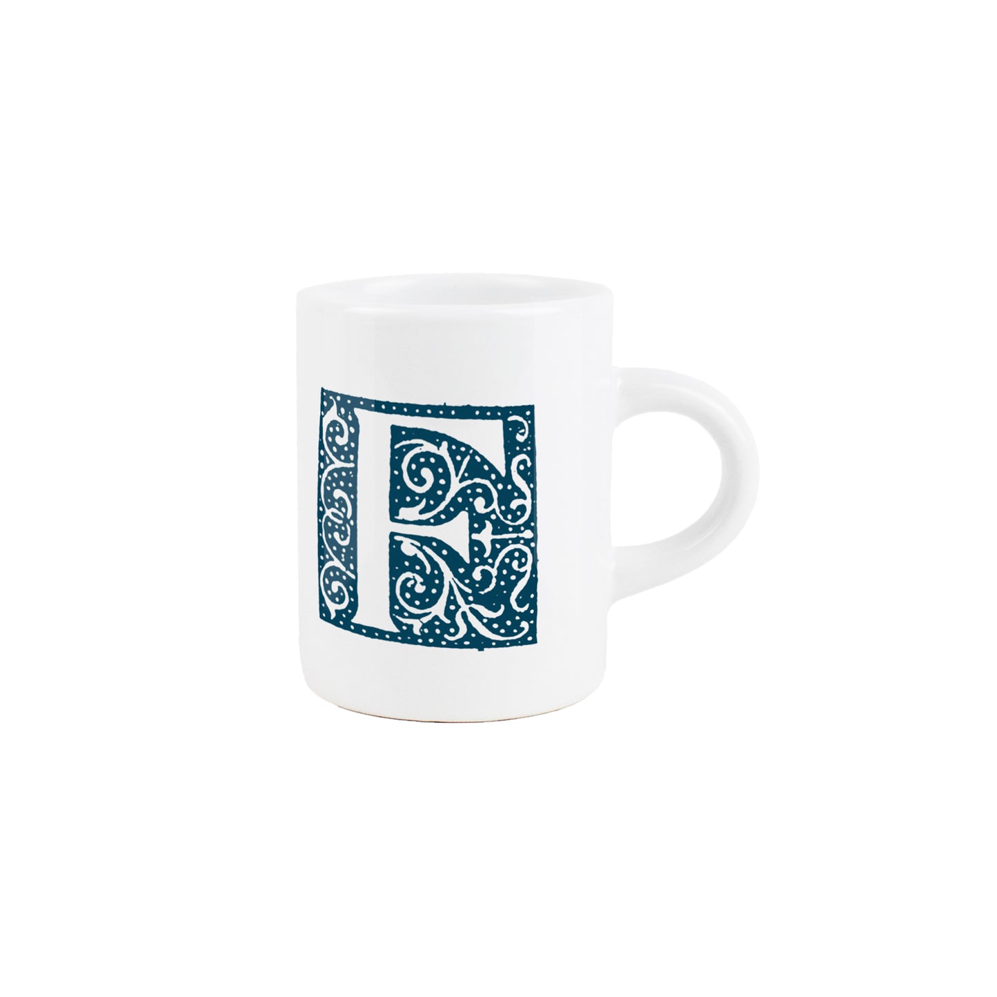 Ornamental Alphabet Espresso Mug