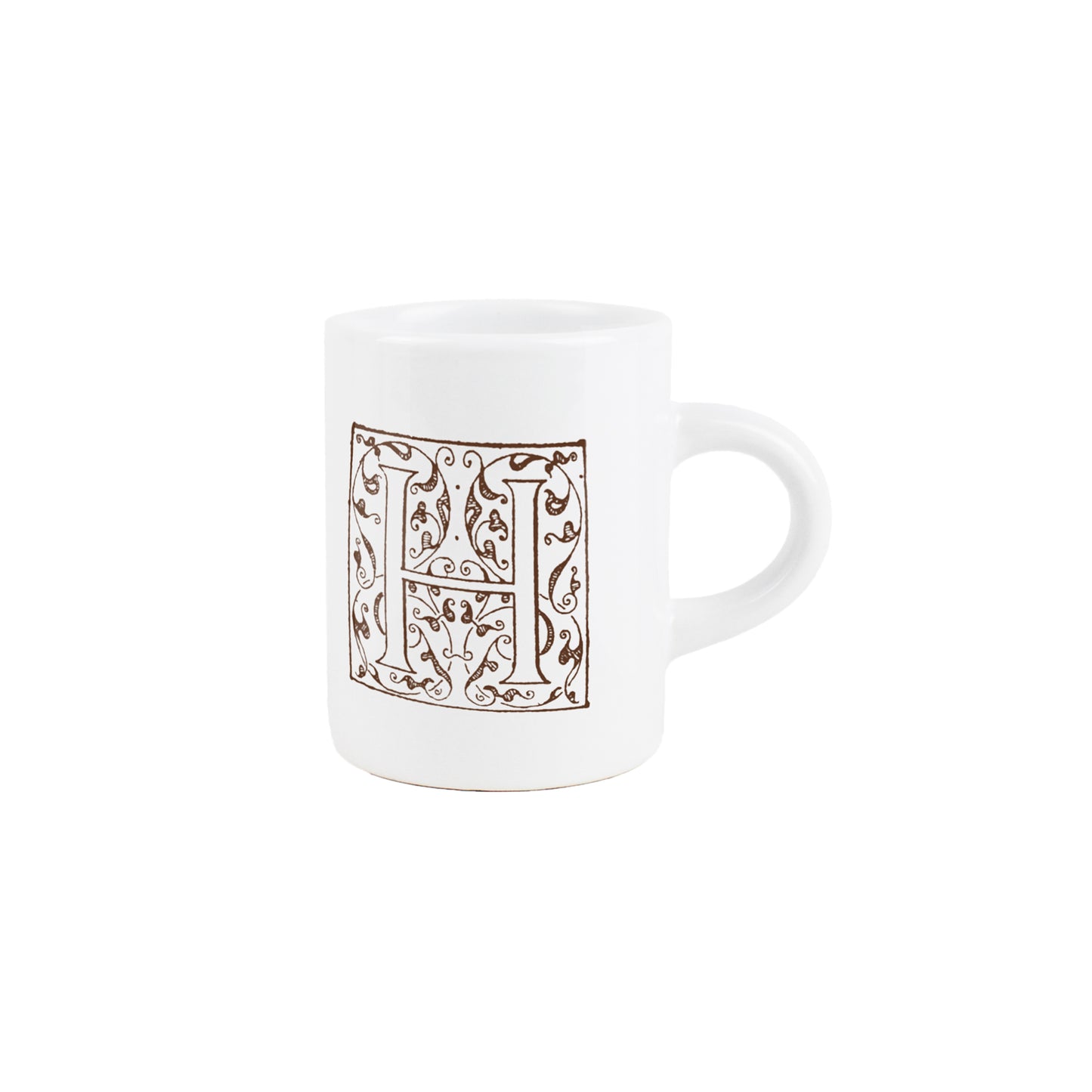 Ornamental Alphabet Espresso Mug