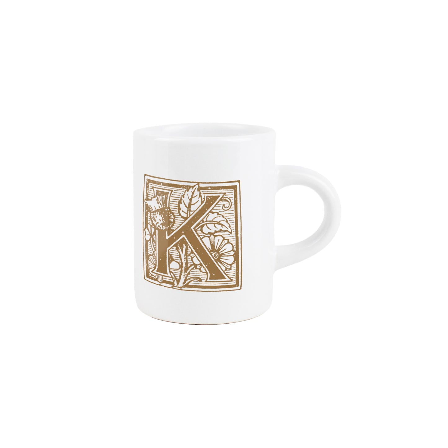 Ornamental Alphabet Espresso Mug