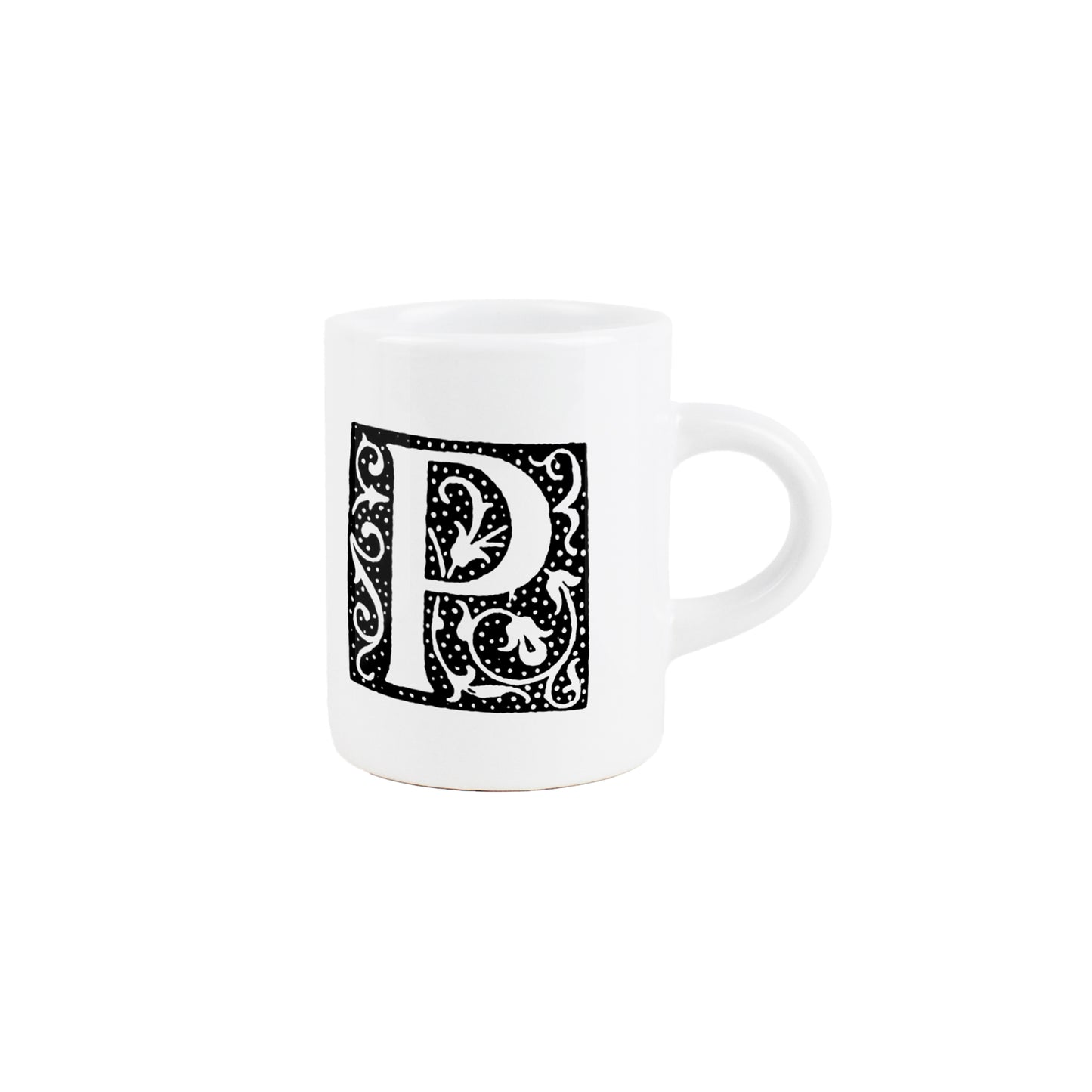 Ornamental Alphabet Espresso Mug