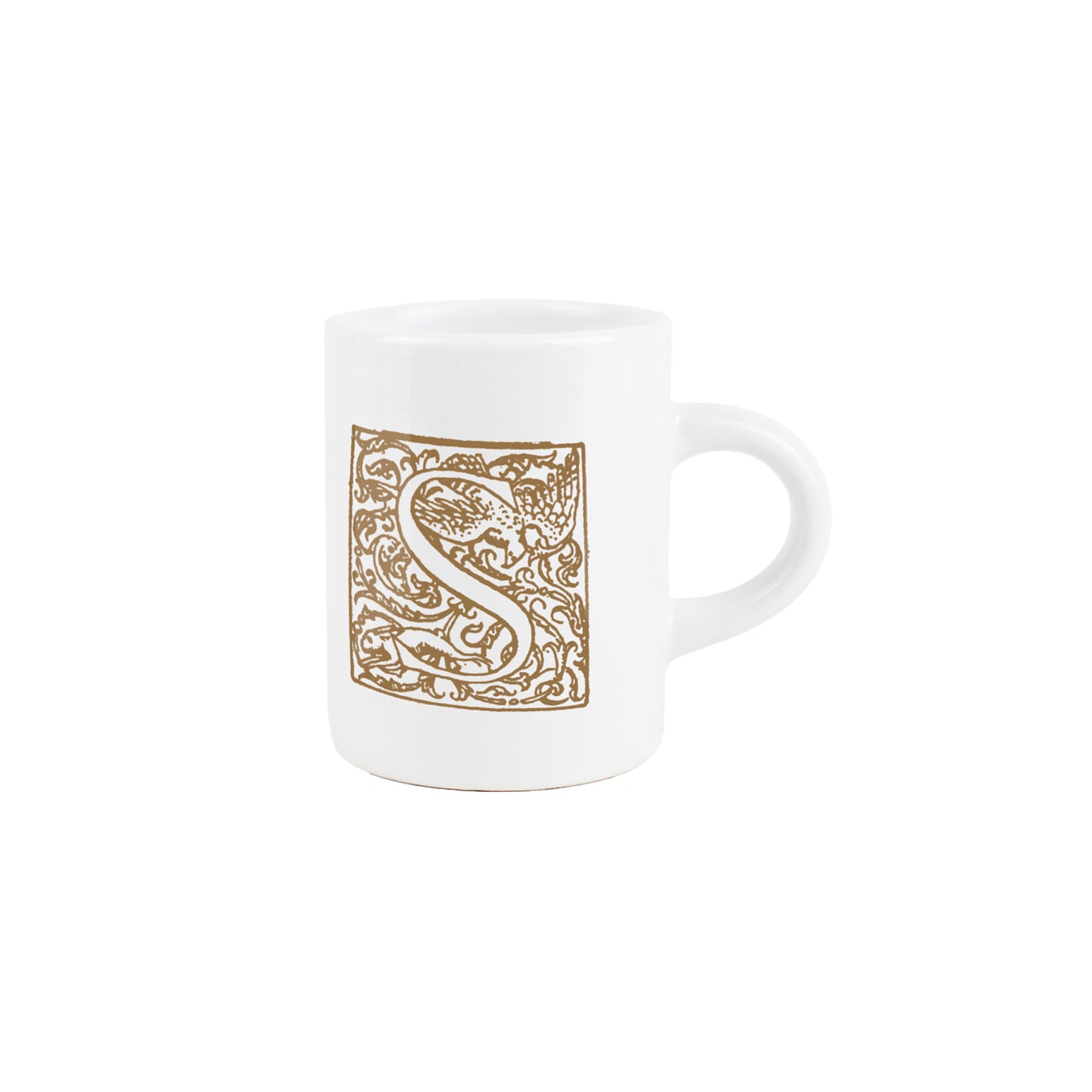 Ornamental Alphabet Espresso Mug