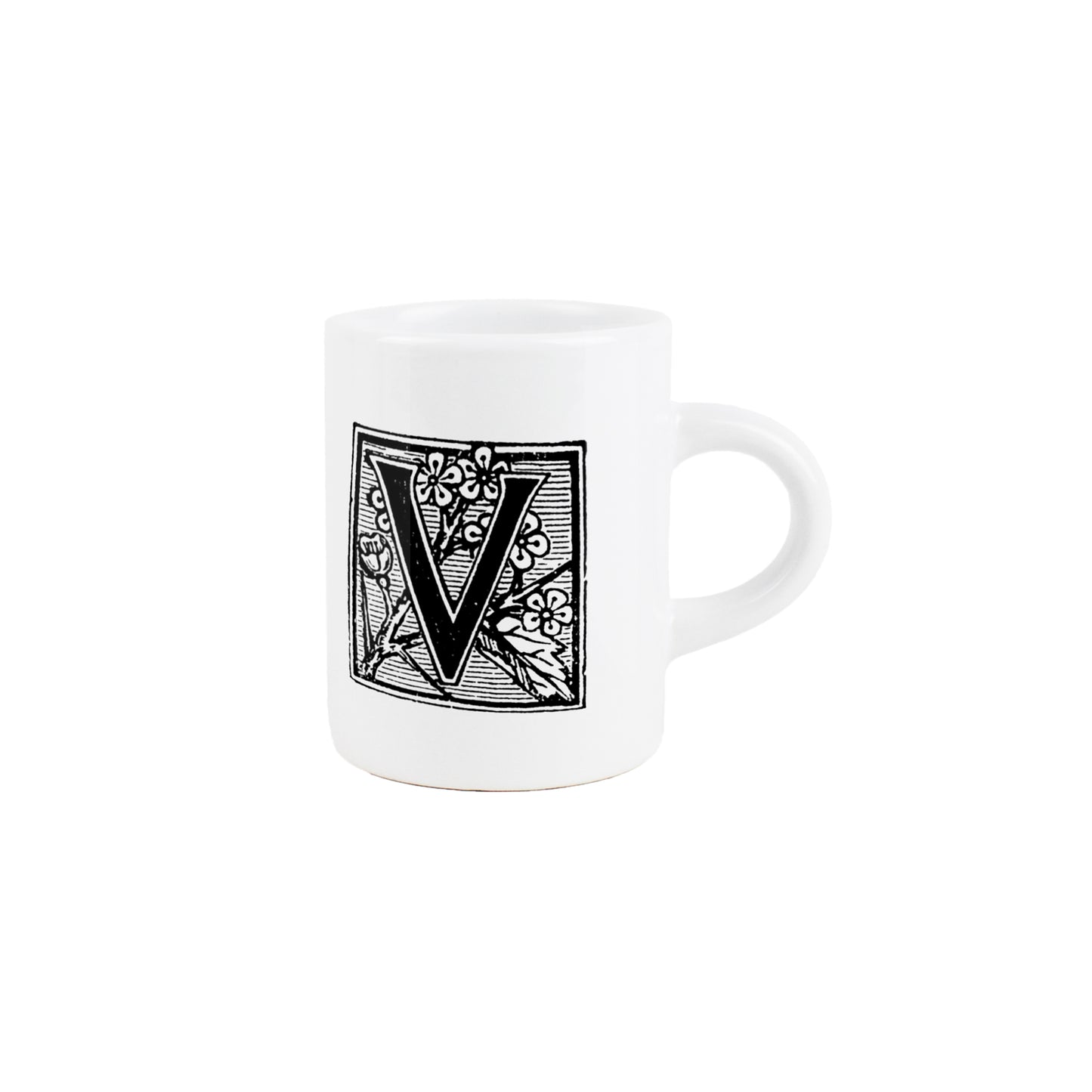 Ornamental Alphabet Espresso Mug
