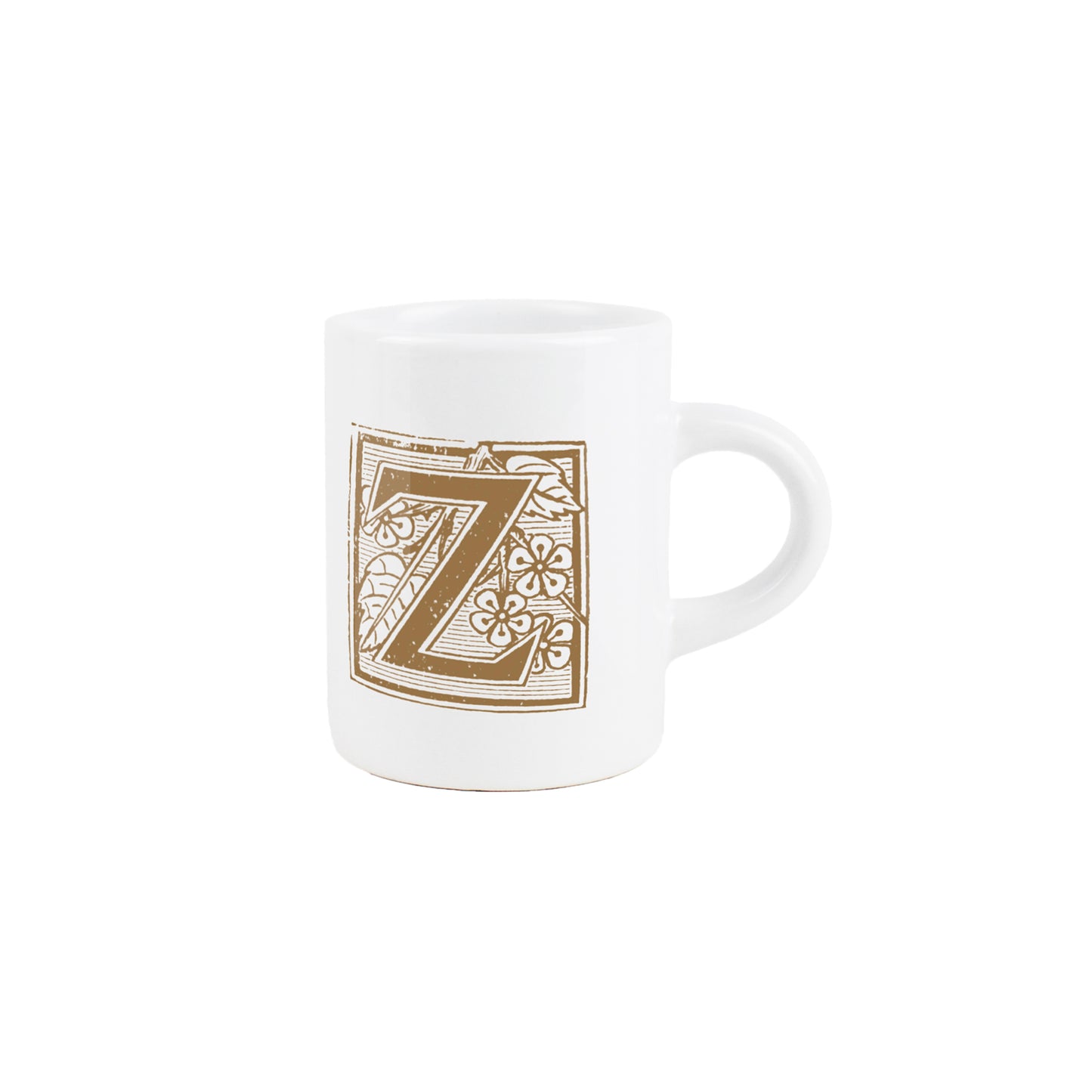 Ornamental Alphabet Espresso Mug
