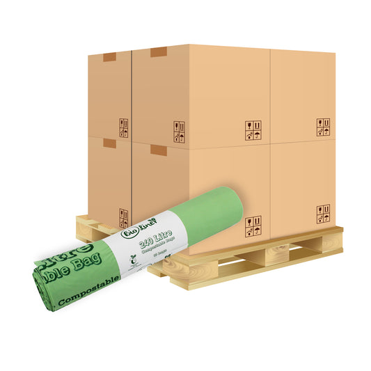 Pallet - 240L Compostable Large Wheelie Bin Liners