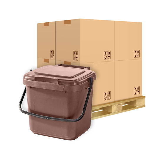 Pallet - 7L Plastic Kitchen Caddy - Brown