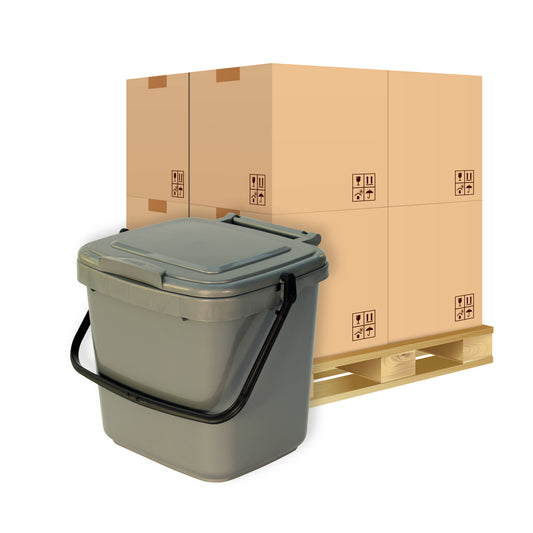 Pallet - 7L Plastic Kitchen Caddy - Silver