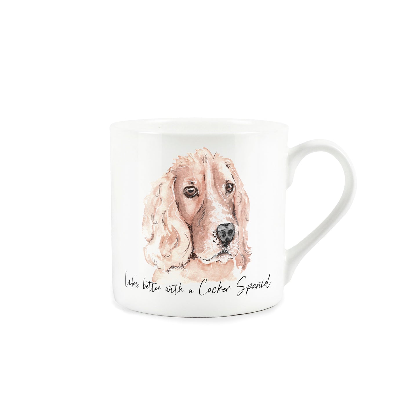 Lifes Better with a Cocker Spaniel' Mug & Coaster Gift Set