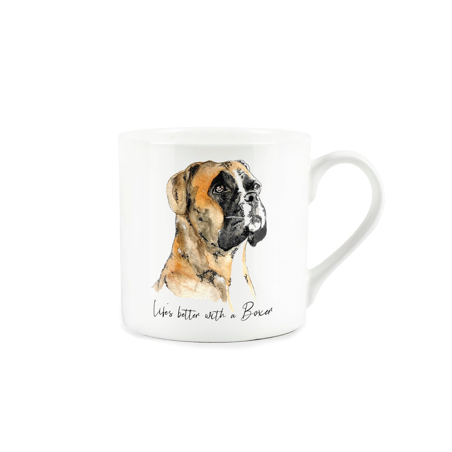 Life's Better with Dogs Mug  by Rhiannon Chauncey