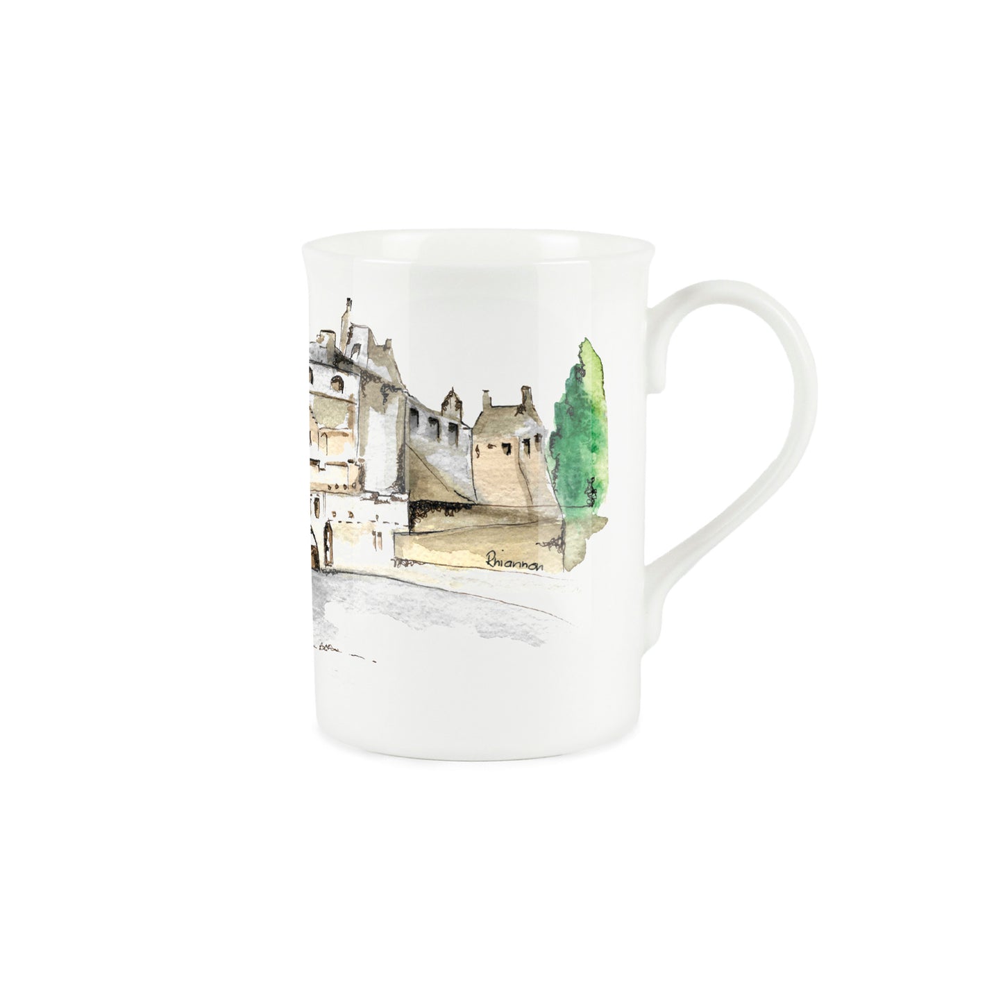 Edinburgh Castle Mug by Rhiannon Chauncey
