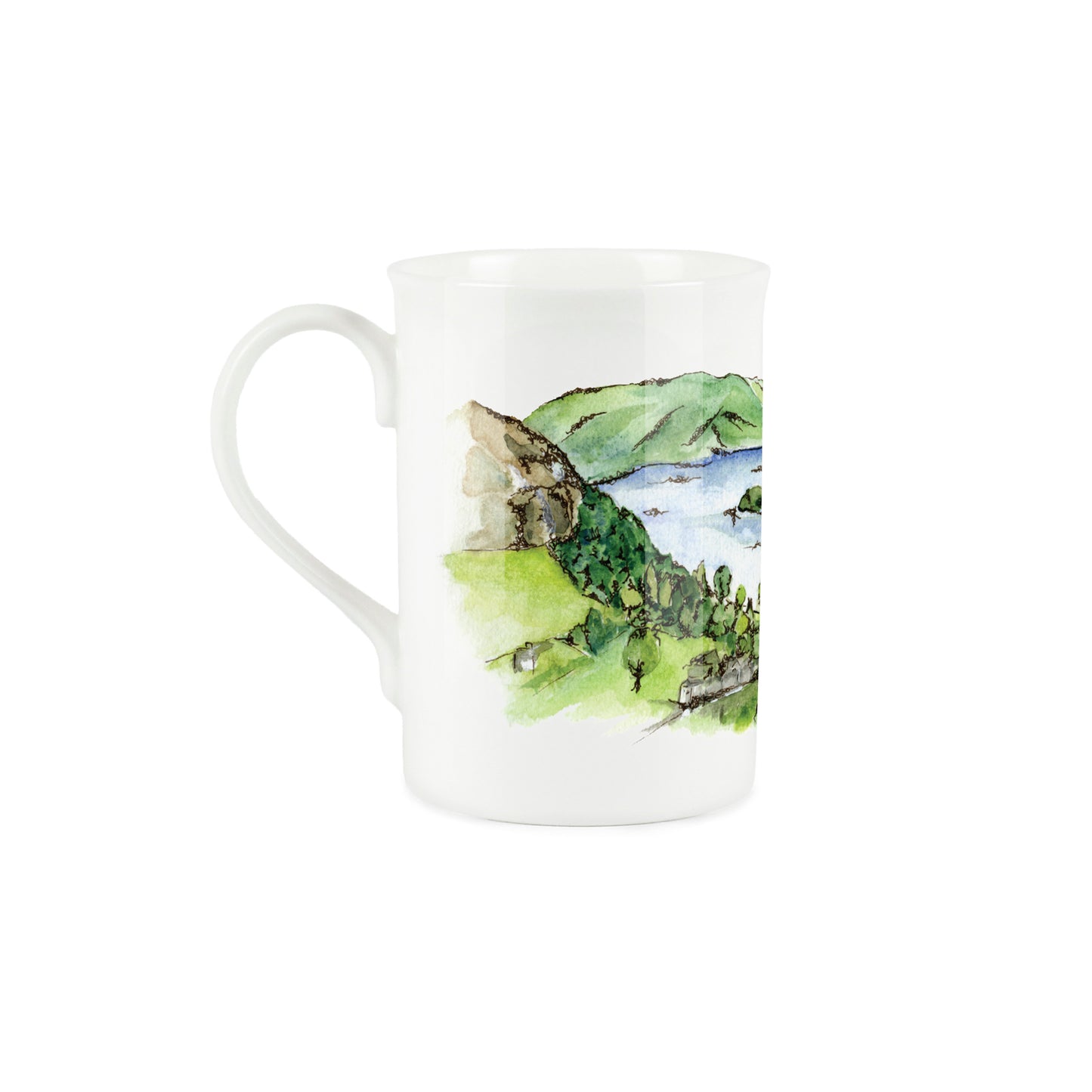Lake Windermere / Lake District Mug & Coaster Gift Set by Rhiannon Chauncey