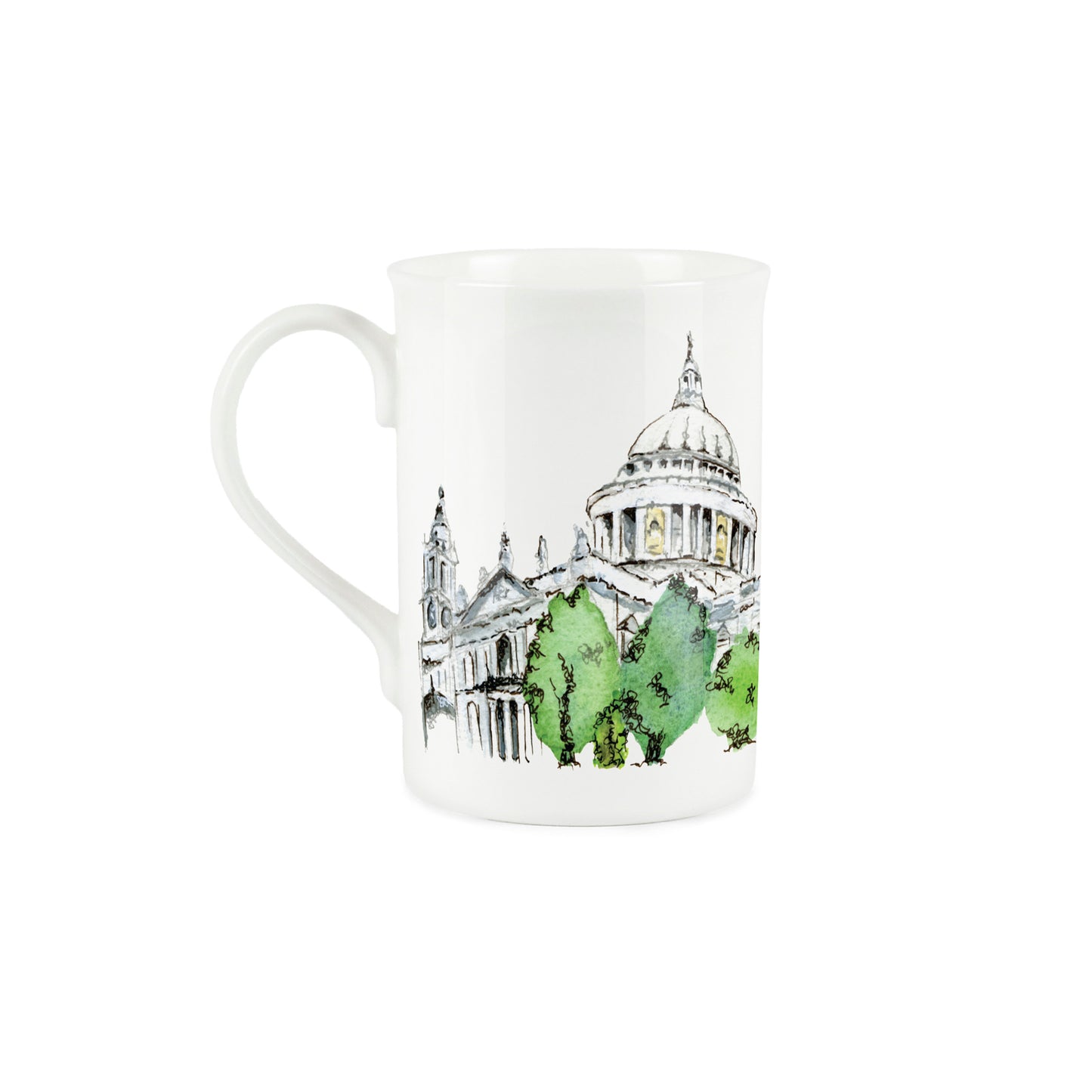 St Paul's Cathedral Mug & Coaster Gift Set by Rhiannon Chauncey