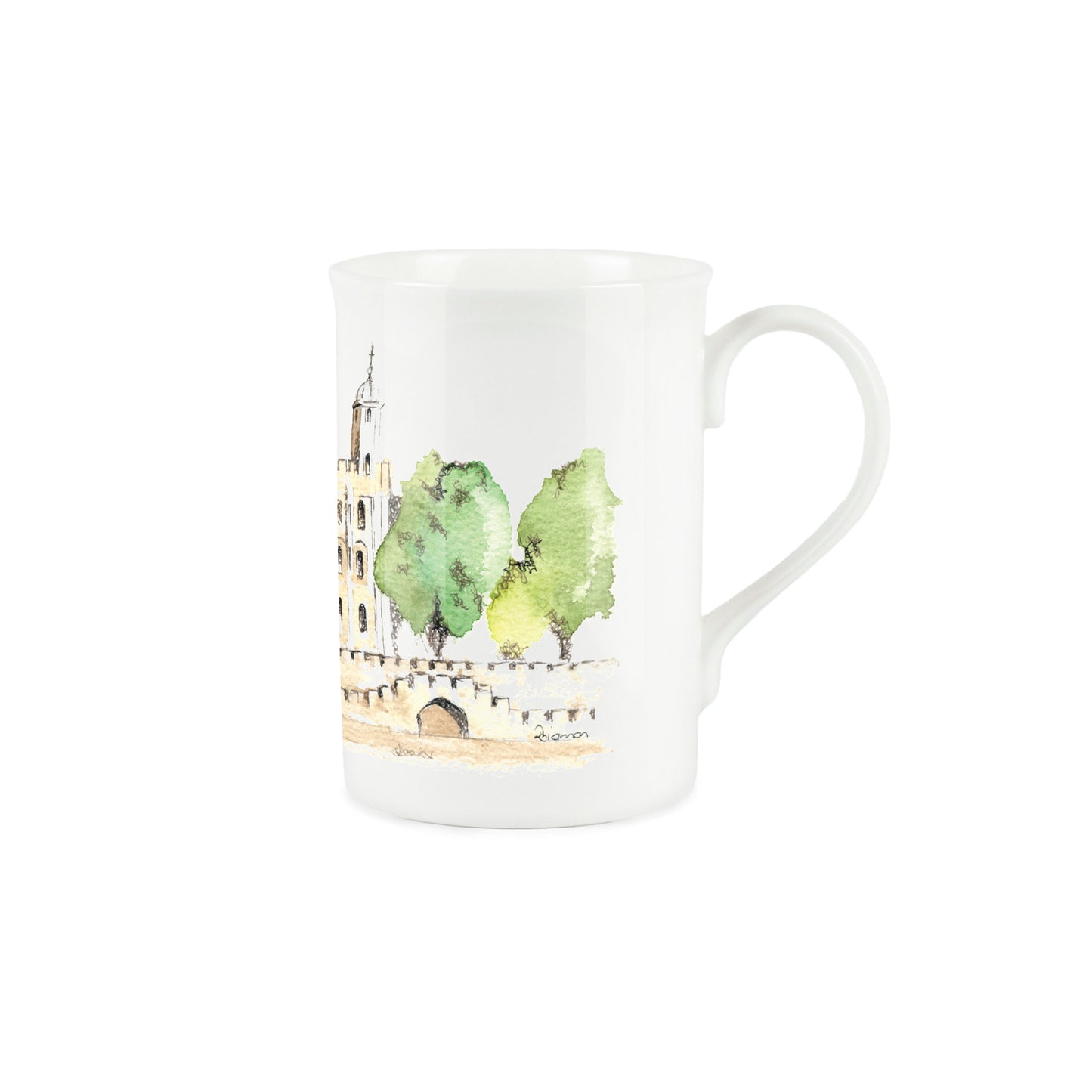 Tower of London Mug & Coaster Gift Set by Rhiannon Chauncey