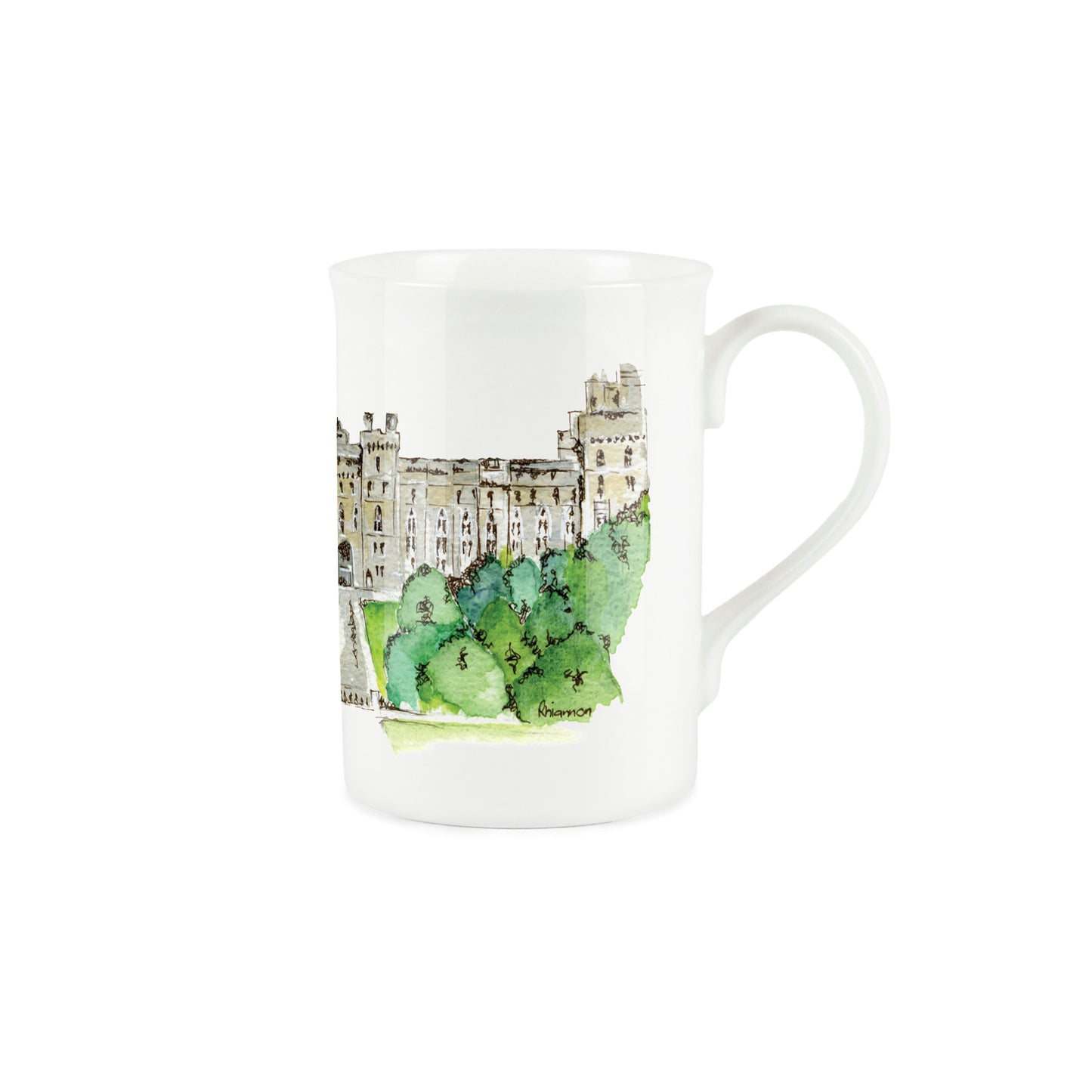 Windsor Castle Mug & Coaster Gift Set by Rhiannon Chauncey