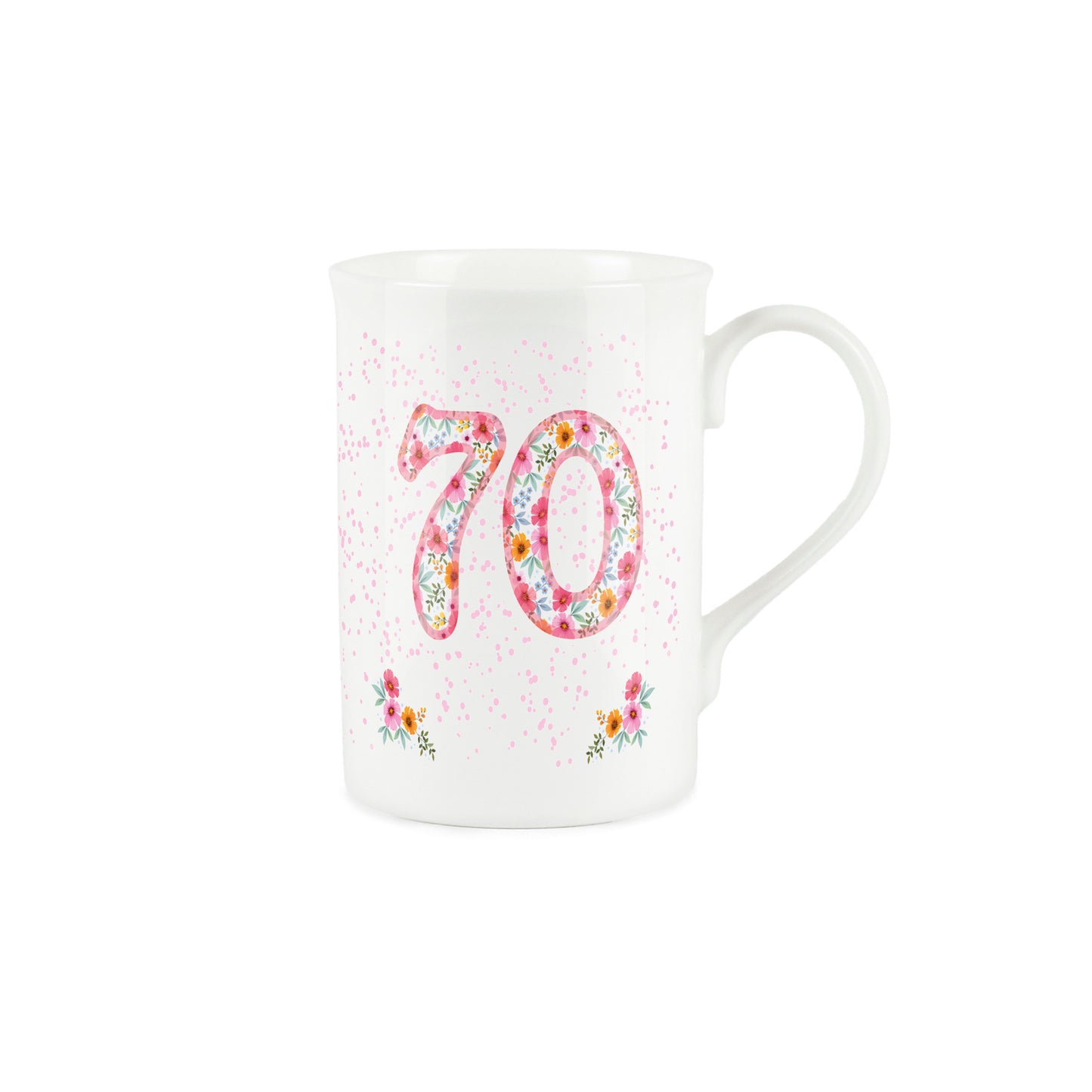 Pink Floral Ages Mug