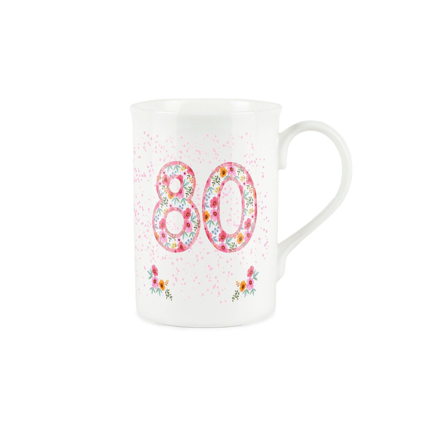 Pink Floral Ages Mug