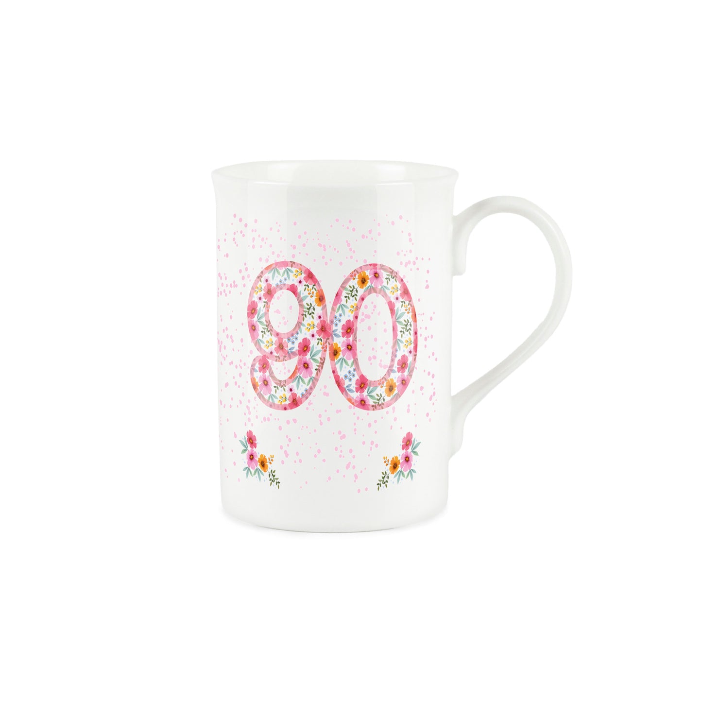 Pink Floral Ages Mug