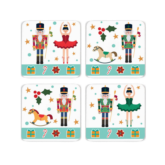 Nutcracker Cork Coasters