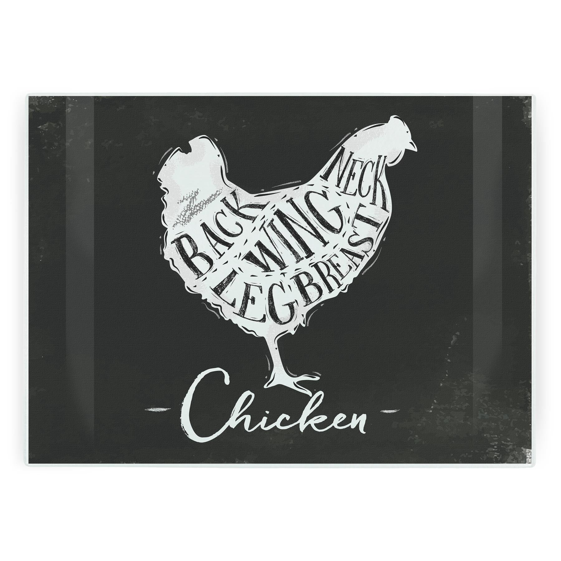 Cuts of Meat Chicken Large Worktop Protector