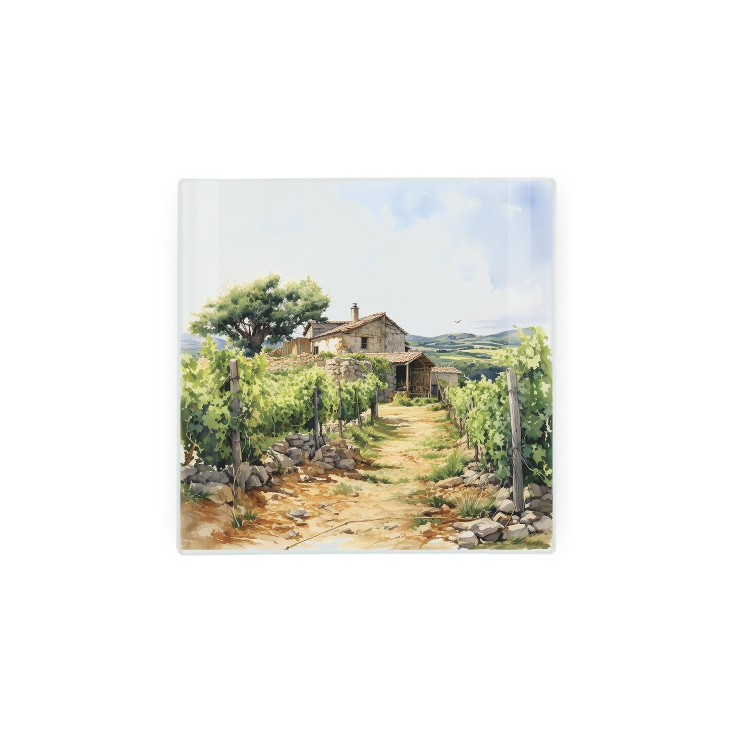 Vineyard Barn Small Smooth Hot Pot Stand