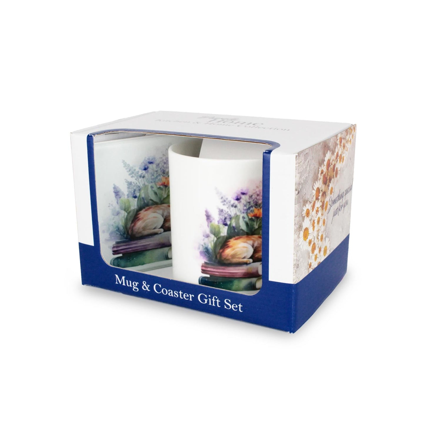 Ginger Cat Mug & Coaster Gift Set