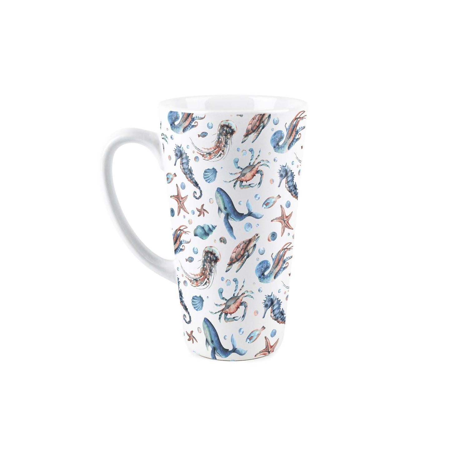 Sea Art Large Latte Mug