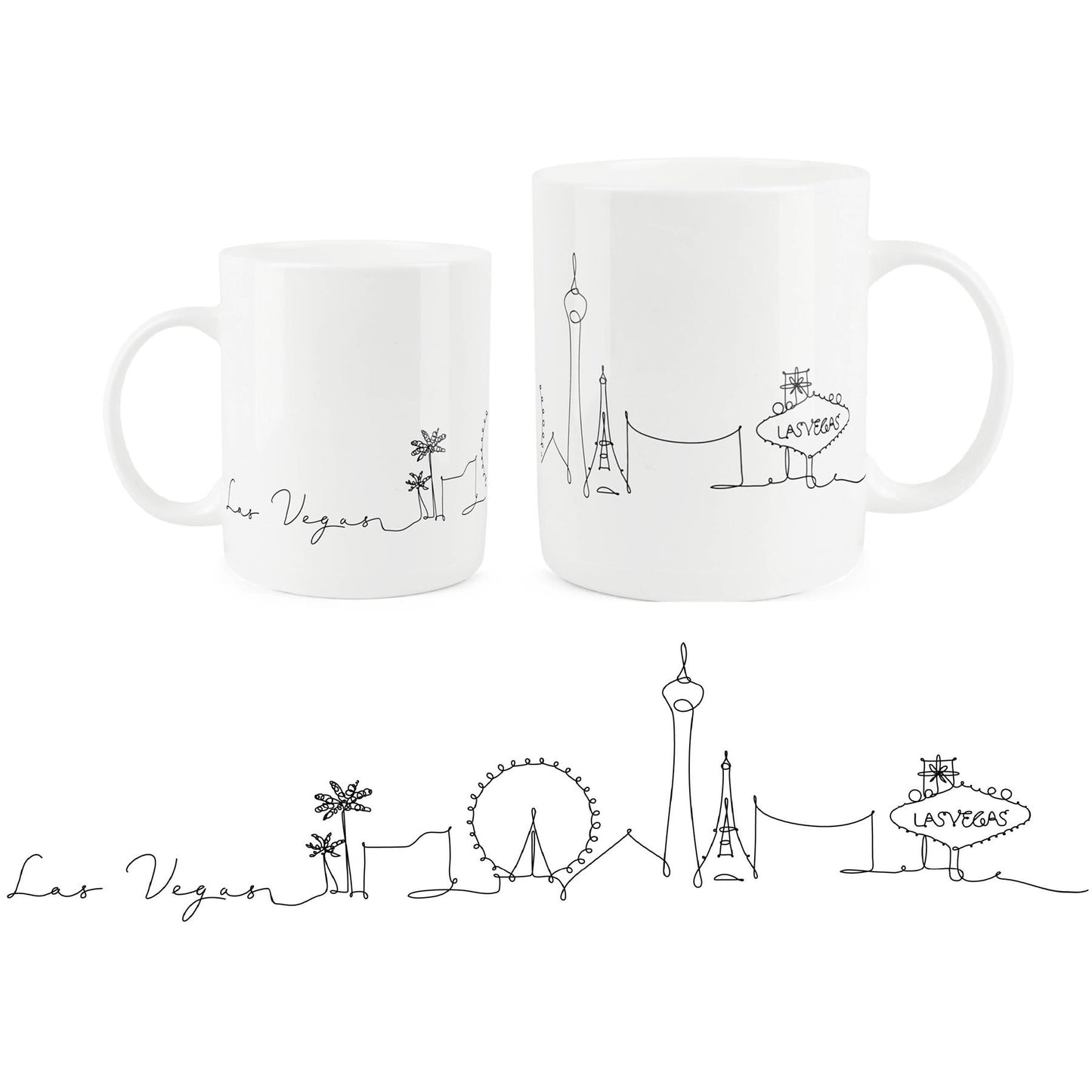 Minimalist City Skyline Mug