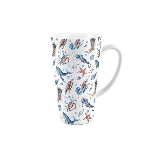 Sea Art Large Latte Mug