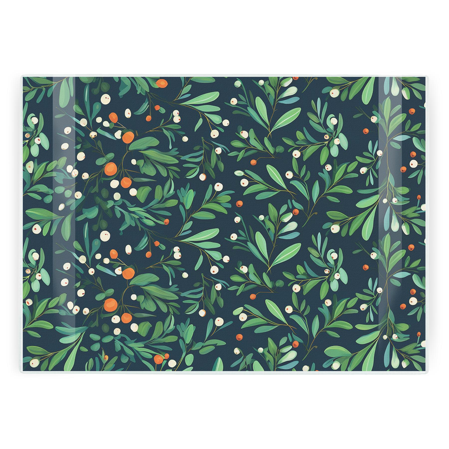 Botanical Mistletoe Large Worktop Protector