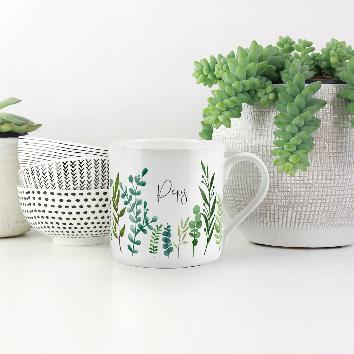 Green Foliage mug