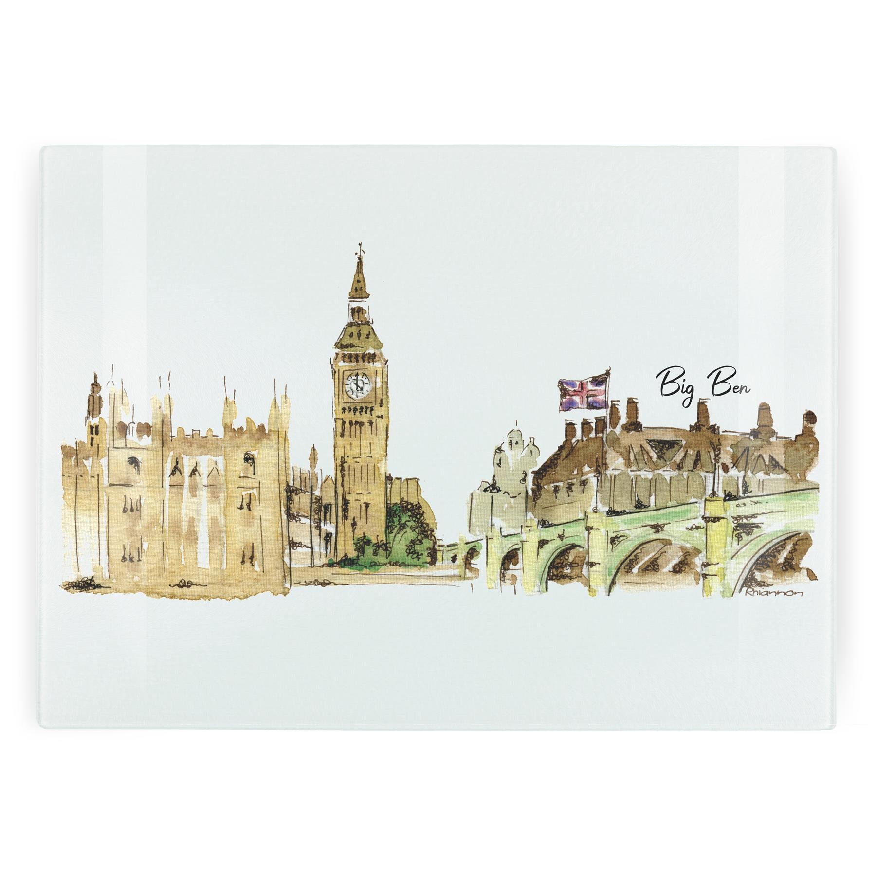 Rhiannon Big Ben Landmark Large Worktop Protector