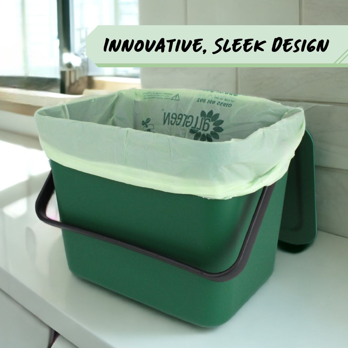 Easy Eco 5L Kitchen Caddy - Red