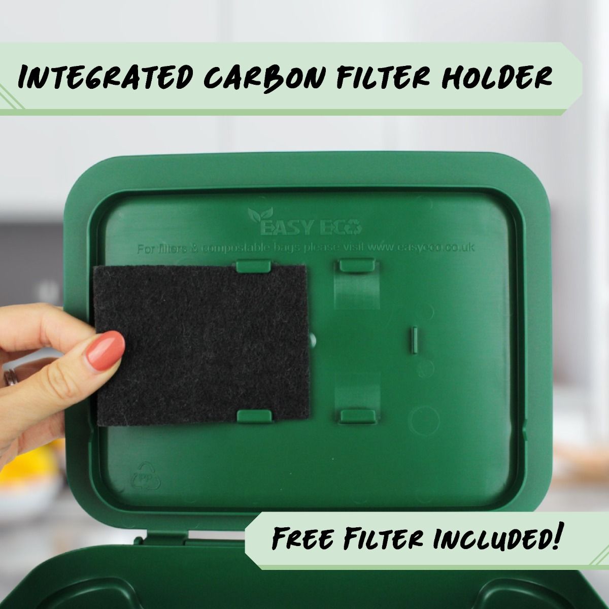 Easy Eco 5L Kitchen Caddy - Black