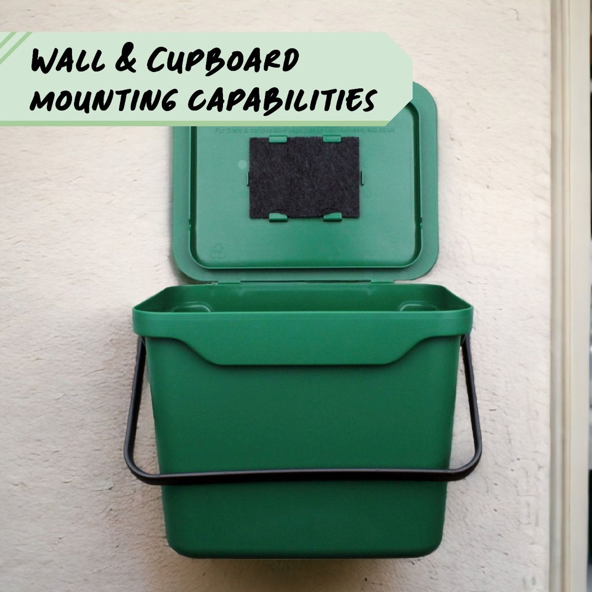 Easy Eco 5L Kitchen Caddy - White
