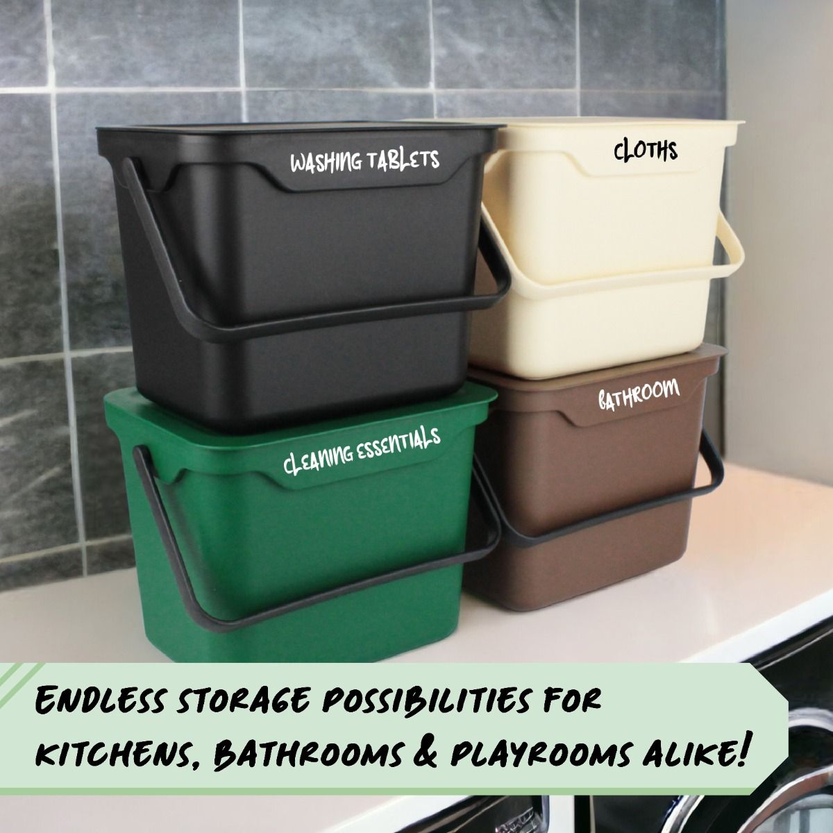 Easy Eco 5L Kitchen Caddy - Red