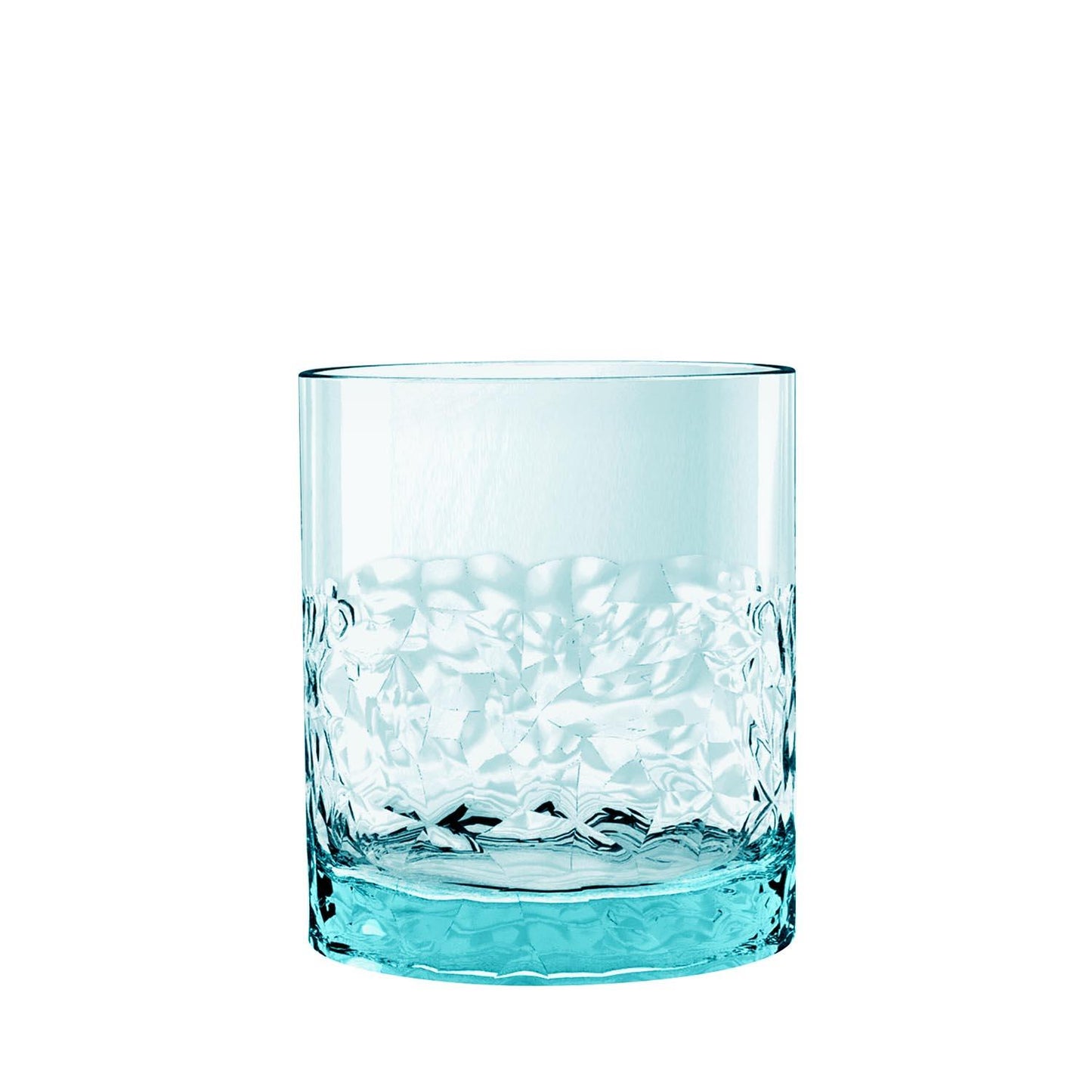 Cube Blue Acrylic Plastic Tumbler Drinking Cups