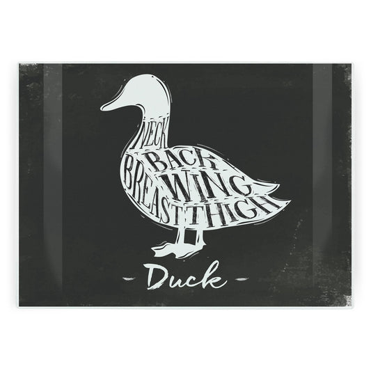 Cuts of Meat Duck Large Worktop Protector