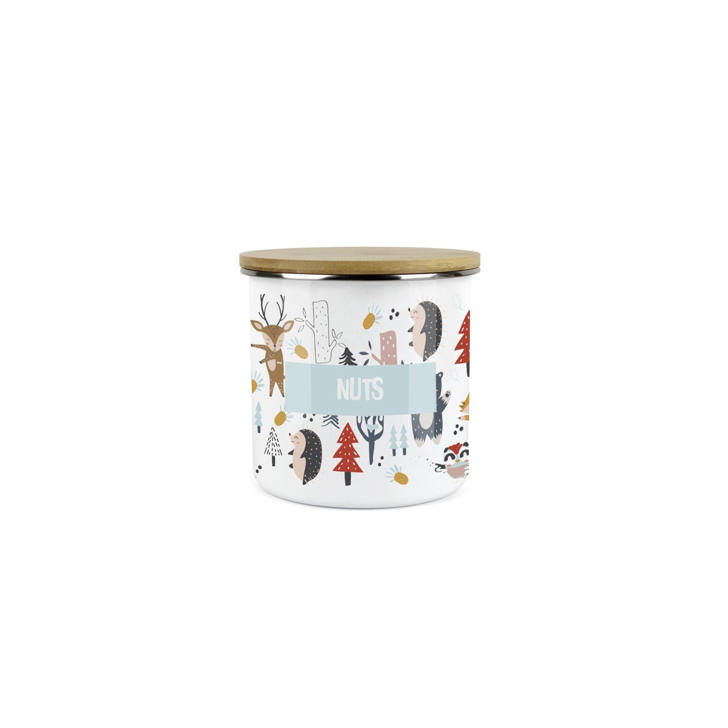 Forest Animals Mini Snack Storage Pot