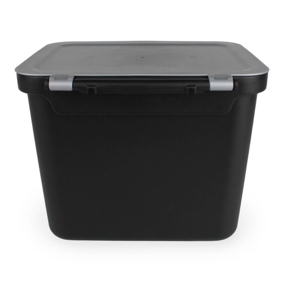 Easy Eco 5L Kitchen Caddy - Black & Silver