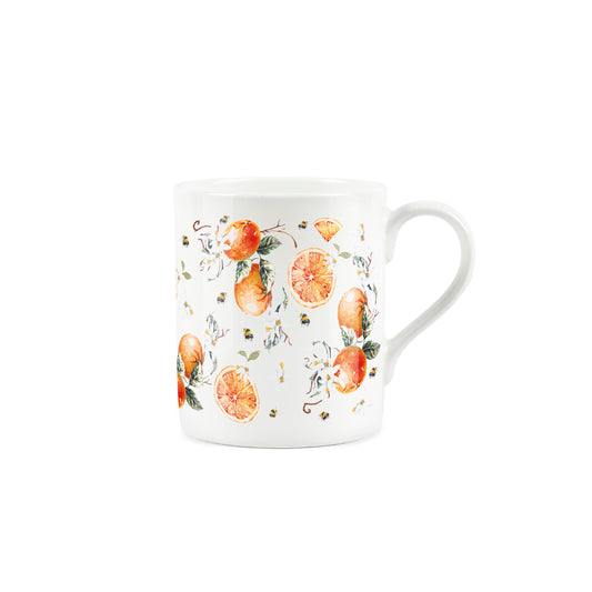 Floral Fruits & Buzzing Bees Small Mug