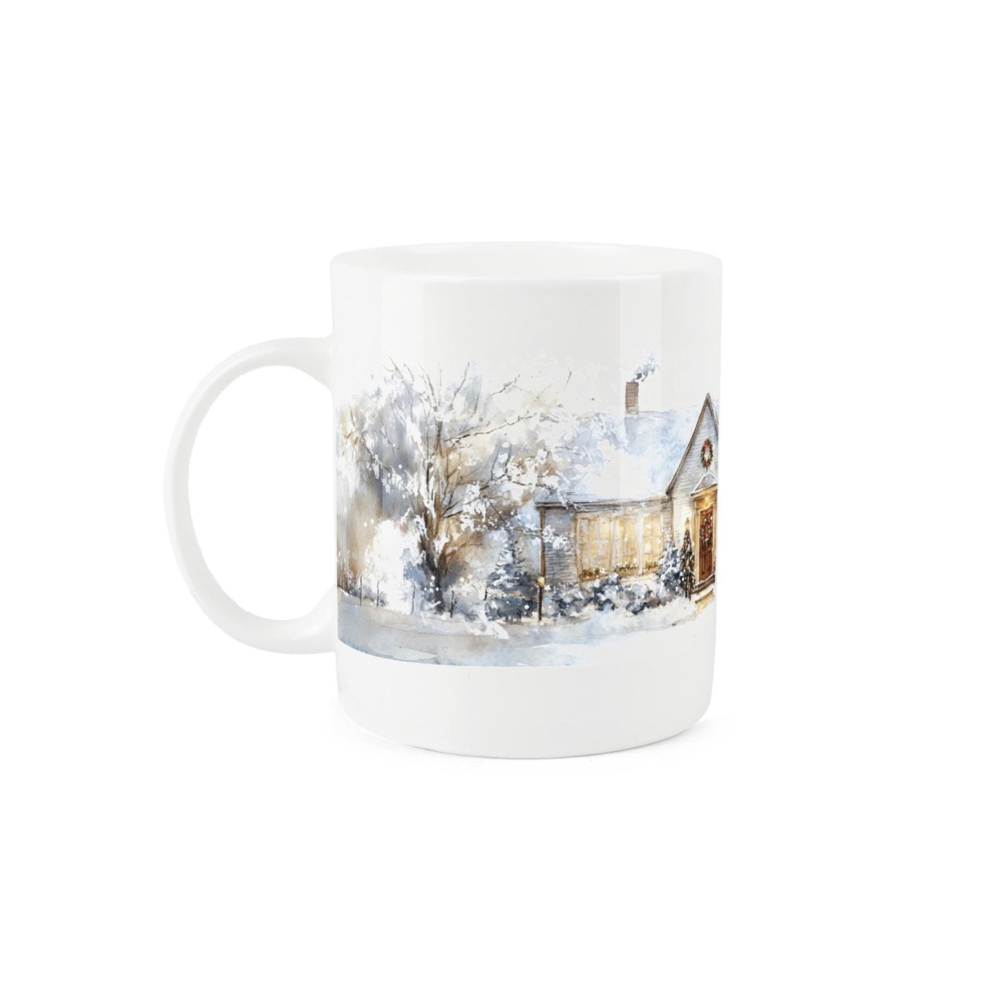 Winter Christmas House Mug