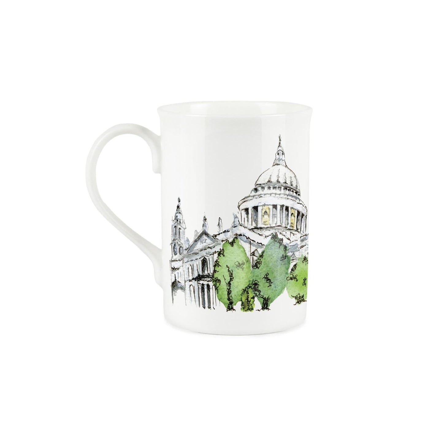 St Paul's Cathedral Mug by Rhiannon Chauncey