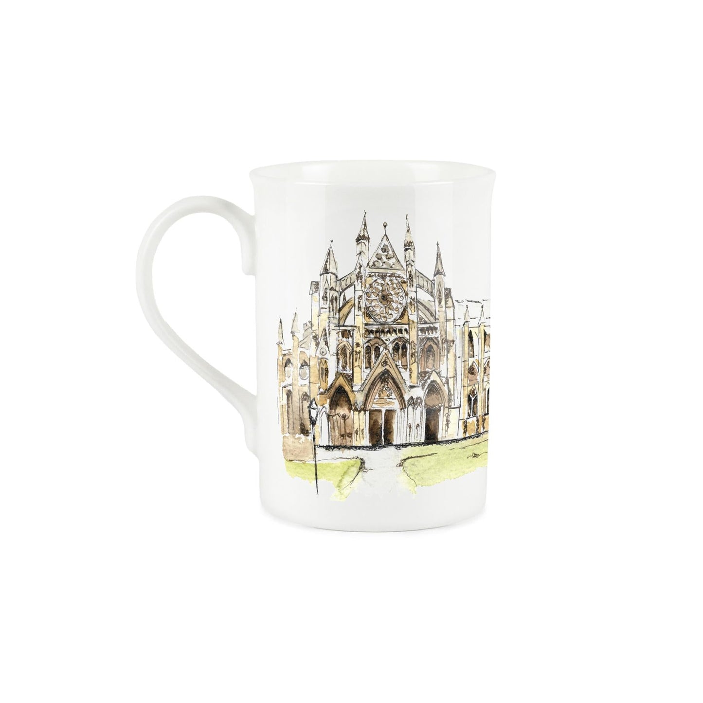 Westminster Abbey Mug & Coaster Gift Set by Rhiannon Chauncey