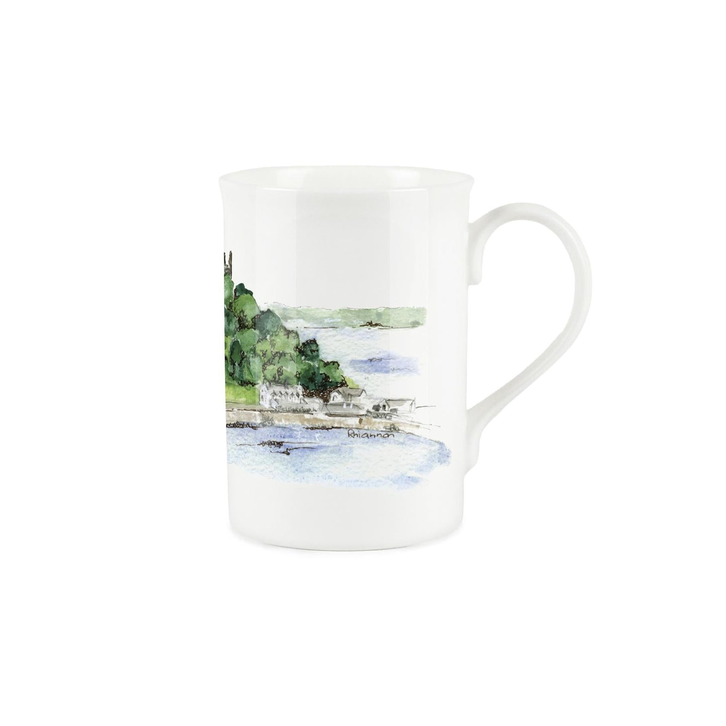 St Michaels Mount Mug by Rhiannon Chauncey