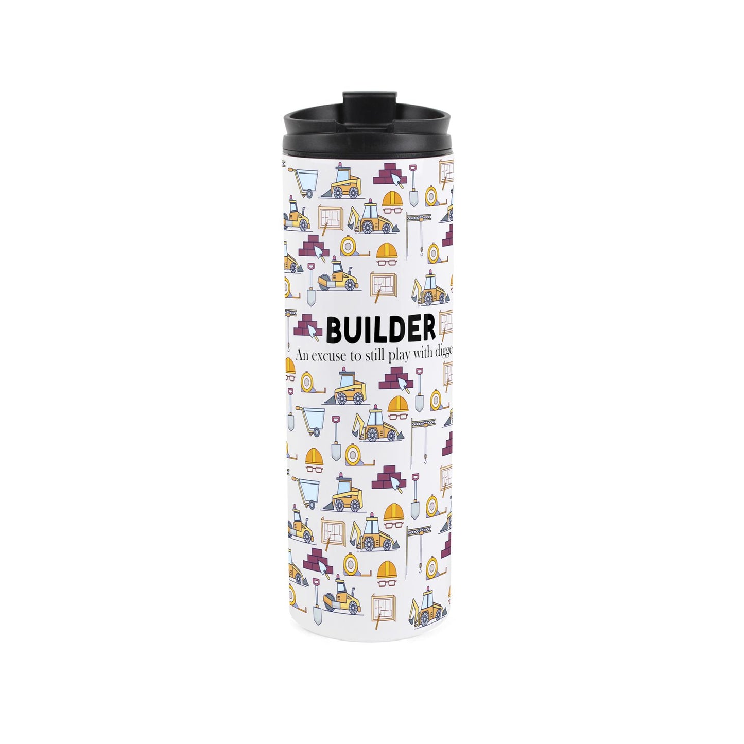 Travel Mug feautring "builder pattern". 