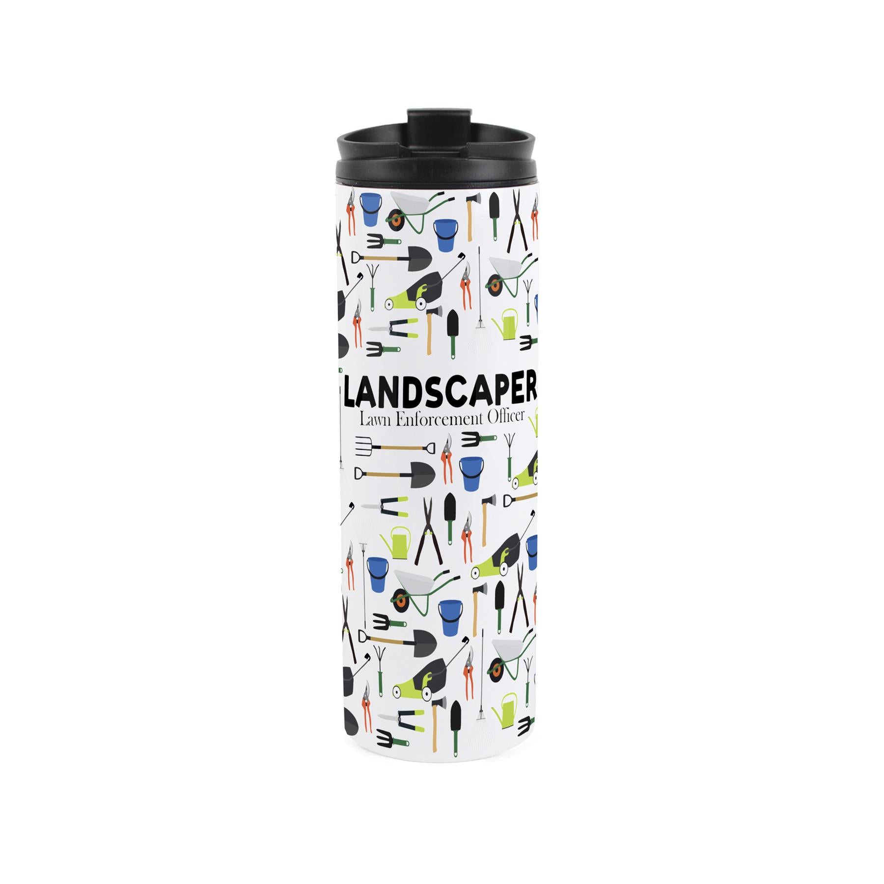 Travel mug featuring Landscaper patter 