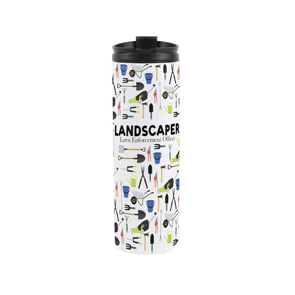 Travel mug featuring Landscaper patter 