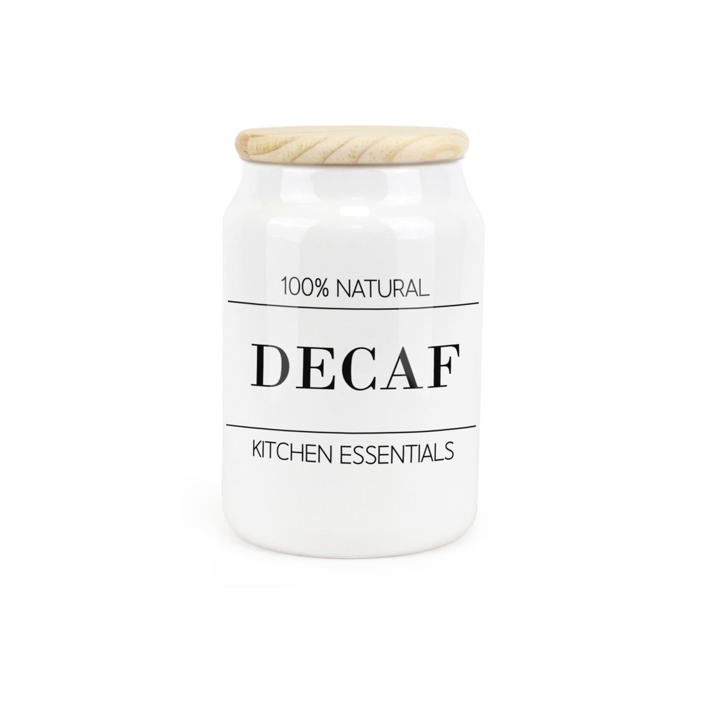 Minimalist Essentials Ceramic Canister