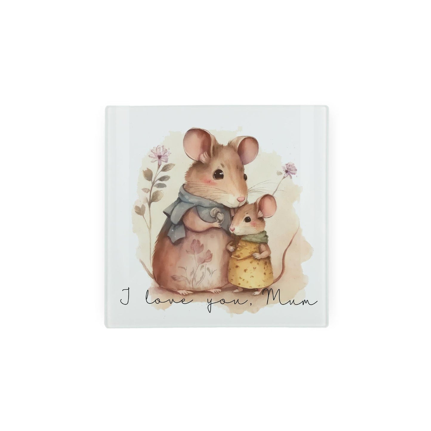 Mouse & Mum Small Smooth Hot Pot Stand