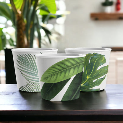 Amazon Floral Melamine Ice Cream/ Nibbles Bowls